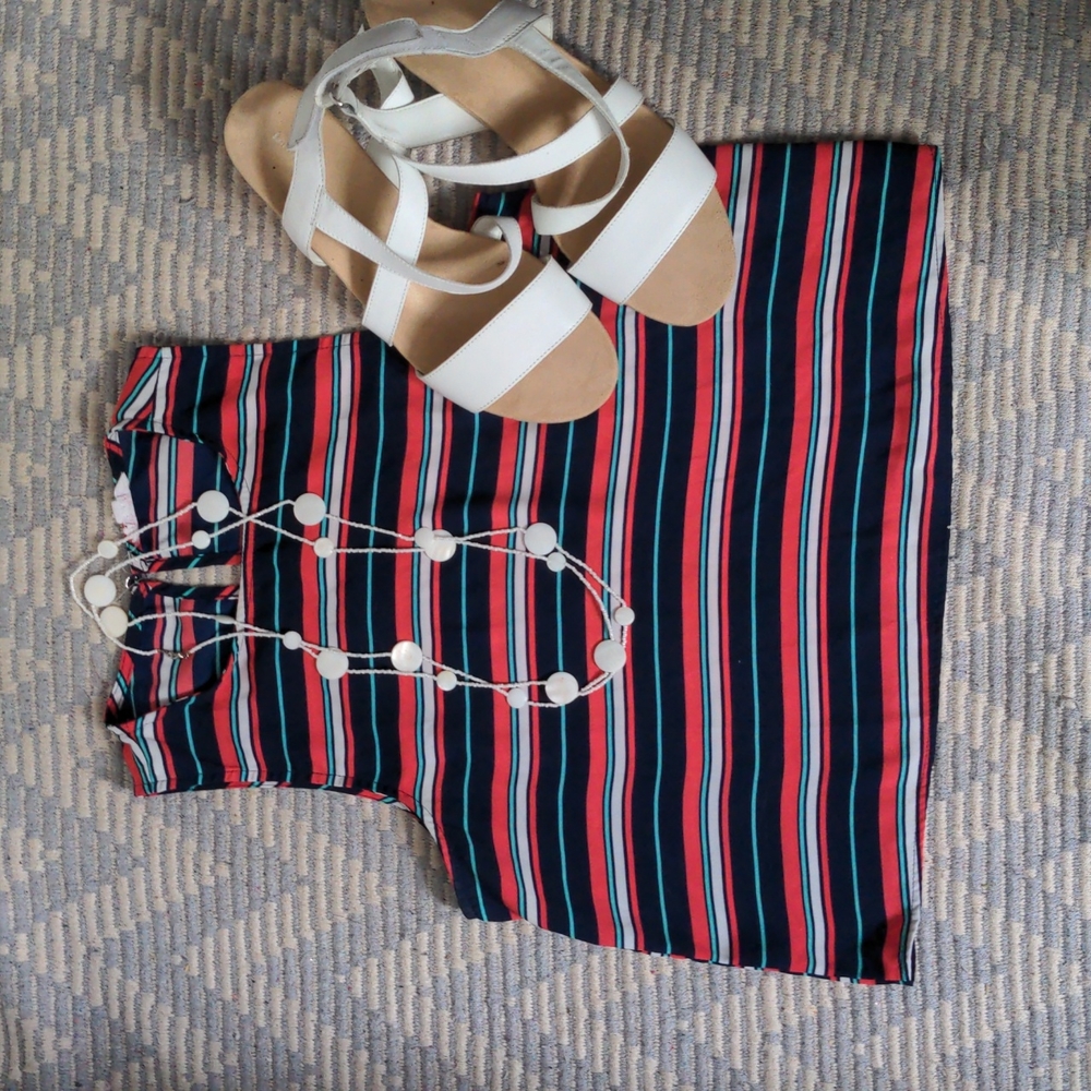 Striped Crop Top